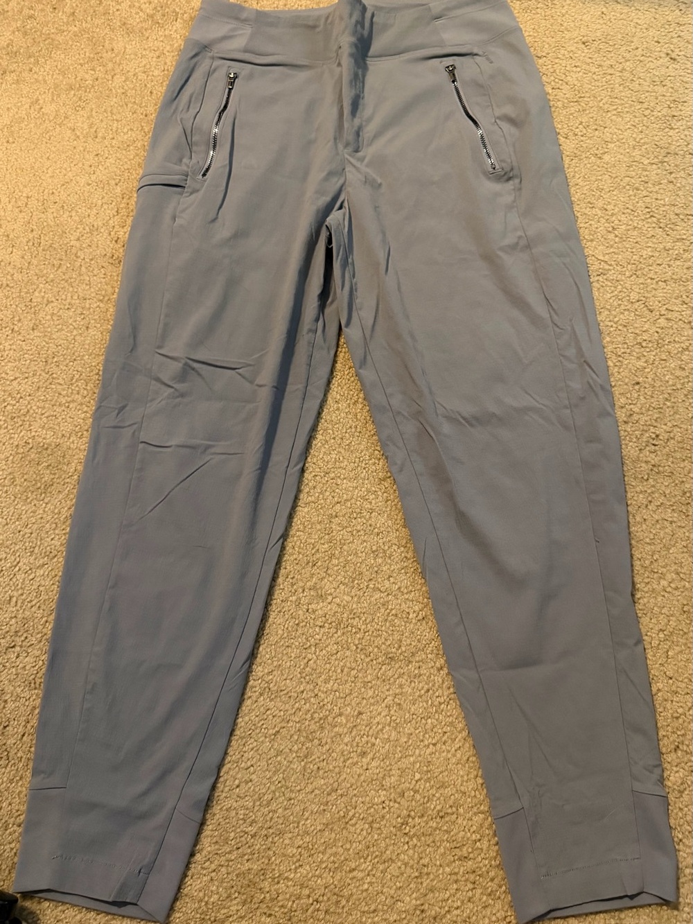 Athleta women's Gray Performance Trek Pants - Lightweight Active Comfort